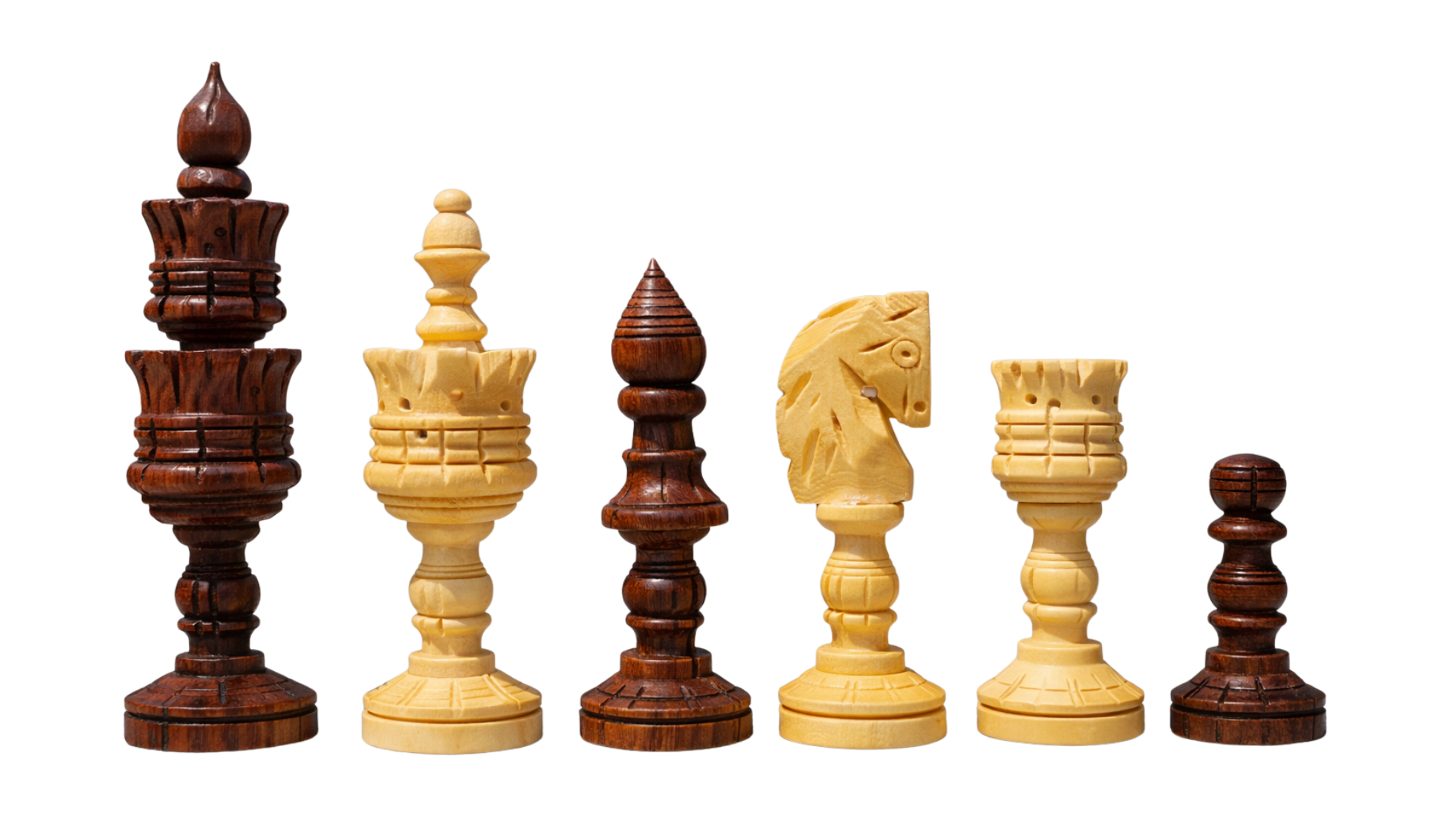 lotus carving chess piece