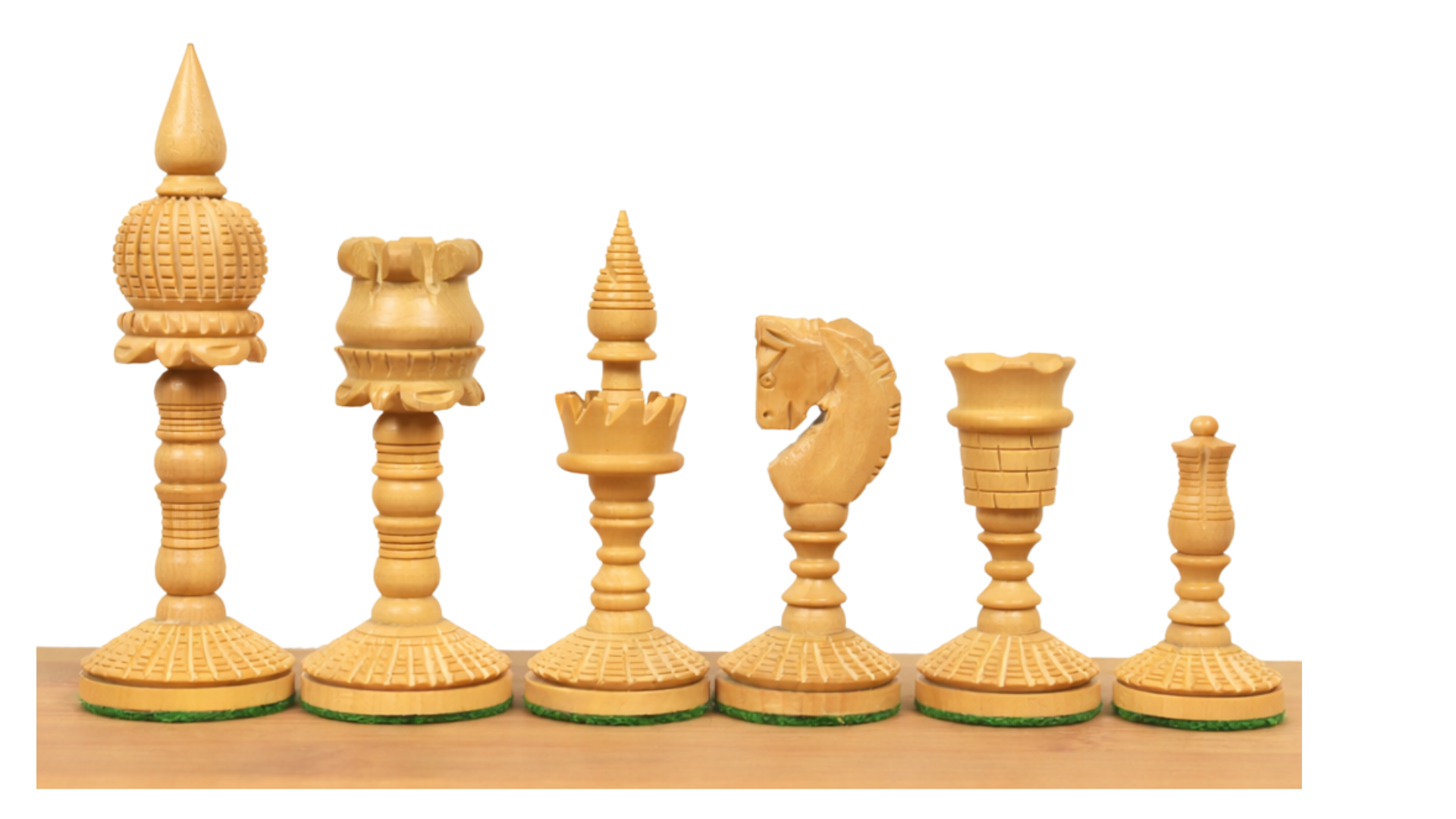 carvng chess pieces from indian manufacturer