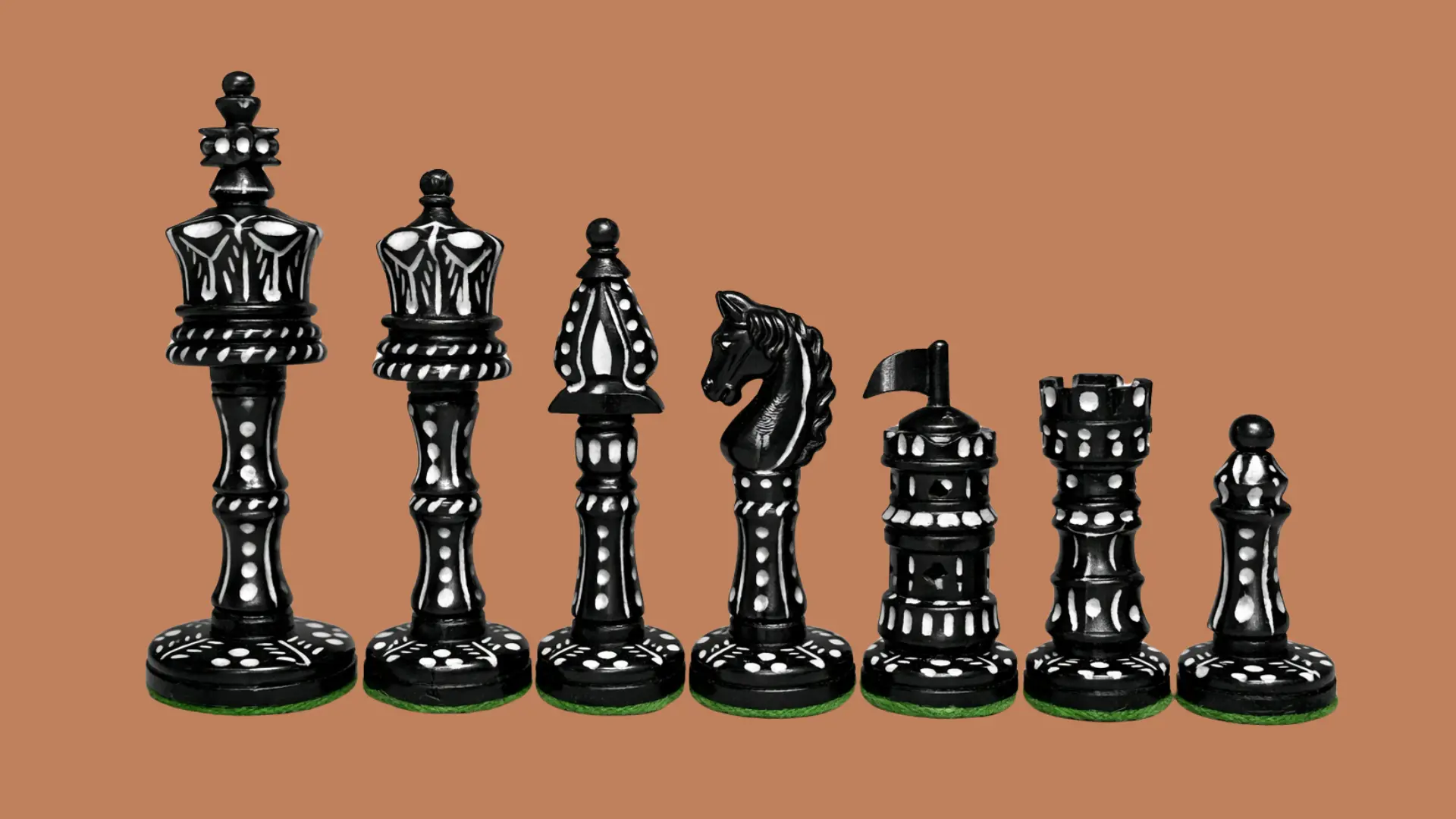 English citadel bone chess piece