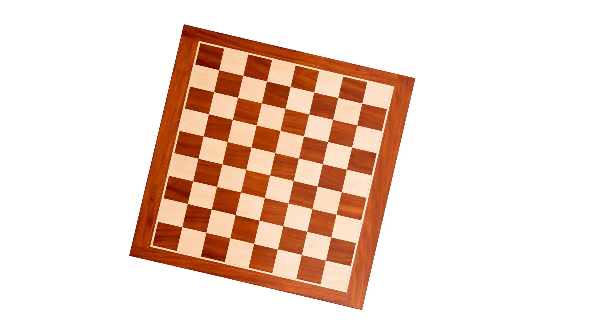 flat chess board in paduak wood Flat chess board in padauk wood