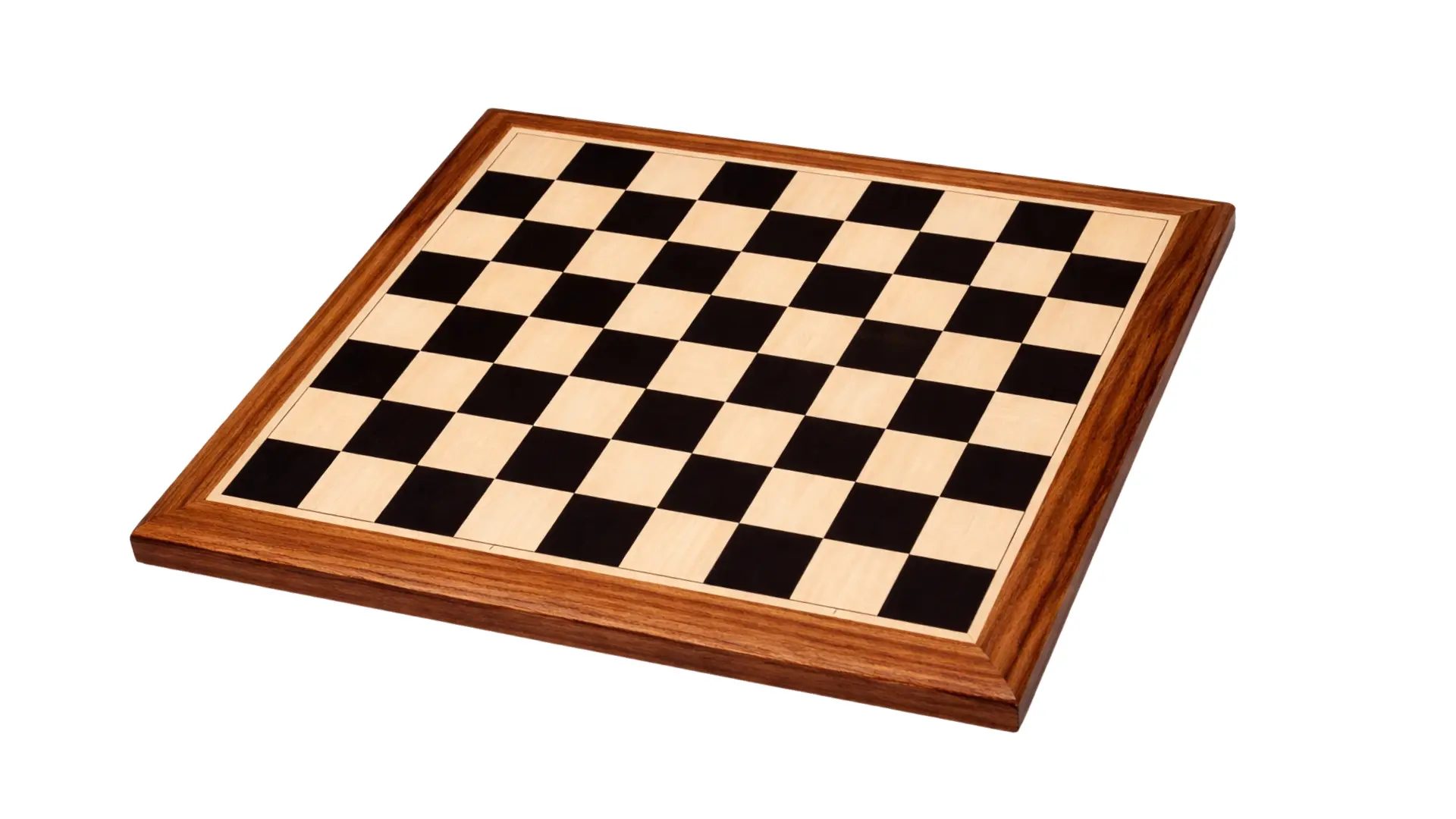Ebony flat chess board