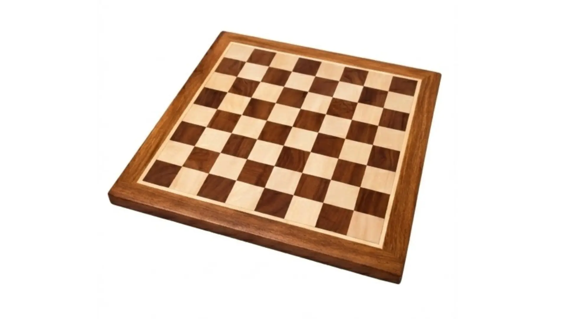 Flat chess board in acacia wood